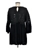 John Mark Solid Black 3/4 Sleeve Blouse Size M - photo 2