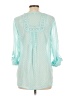 Daniel Rainn 100% Polyester Teal 3/4 Sleeve Blouse Size M - photo 2