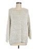 Antonio Melani Silver Pullover Sweater Size M - photo 1