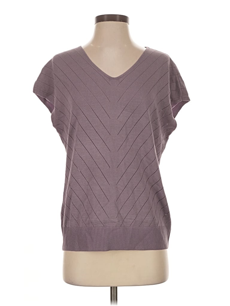 Pre-owned Miholl Sweater Vest In Purple