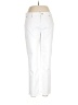 Talbots Chevron-herringbone White Jeans Size 10 - photo 1