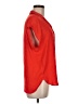Nine West 100% Polyester Red Short Sleeve Blouse Size M - photo 4
