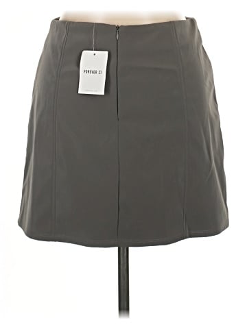 Forever 21 Faux Leather Skirt (view 2)