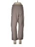 Apana Solid Gray Active Pants Size L - photo 1