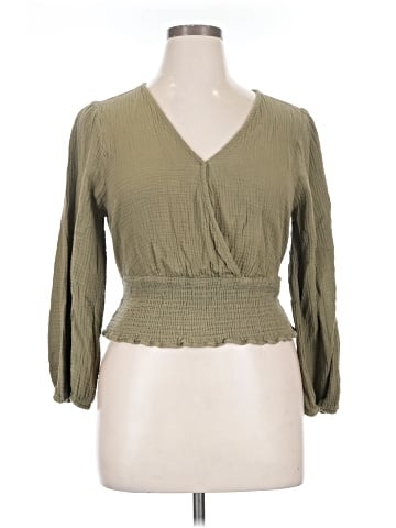Madewell Lightspun Julianne Smocked-Waist Top (view 1)