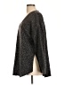 Z Supply Animal Print Gray Pullover Sweater Size L - photo 5