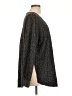 Z Supply Animal Print Gray Pullover Sweater Size L - photo 4