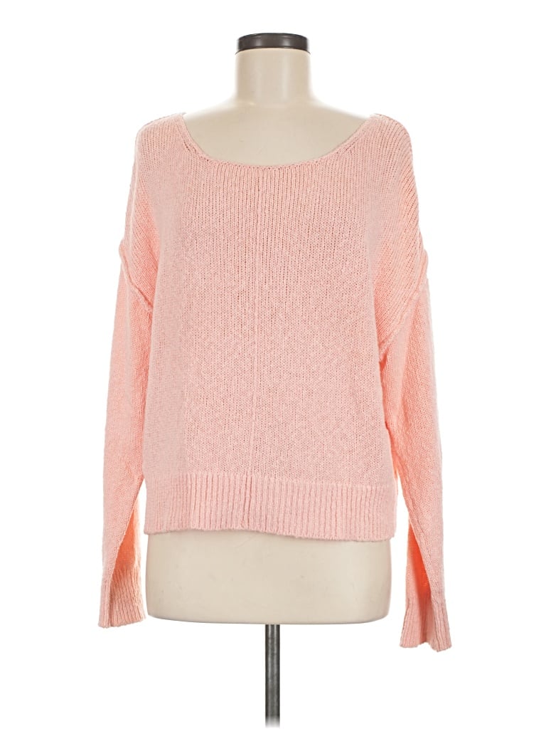 Pre-owned Evereve Pullover Sweater In Pink