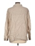 Quince 100% Linen Tan Long Sleeve Blouse Size L - photo 2