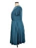 Torrid Solid Teal Casual Dress Size 1X Plus (1) - photo 5
