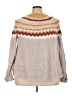 Caslon Chevron-herringbone Tan Pullover Sweater Size 3X - photo 1