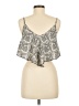 Papaya 100% Polyester Gray Sleeveless Blouse Size M - photo 2