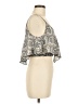 Papaya 100% Polyester Gray Sleeveless Blouse Size M - photo 4