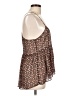 Forever 21 100% Polyester Brown Sleeveless Blouse Size L - photo 4