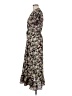 Max Studio 100% Polyester Floral Black Casual Dress Size M - photo 5