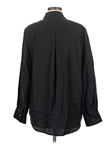 Cos Long Sleeve Silk Top (view 2)