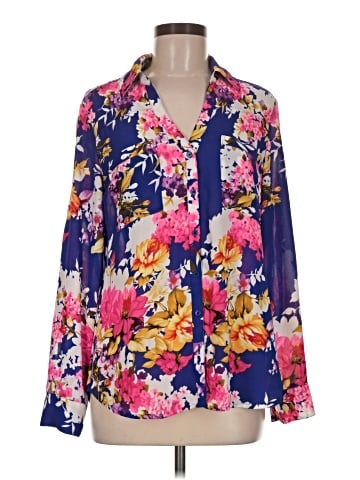 Express Long Sleeve Blouse (view 1)