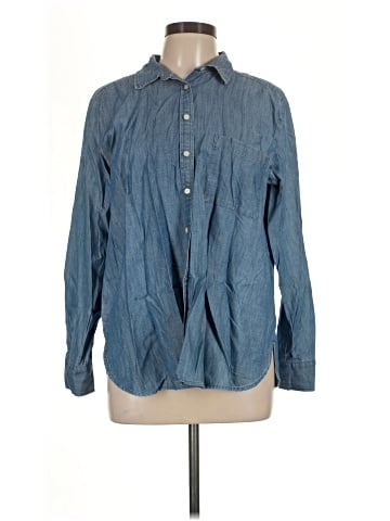Ann Taylor LOFT Long Sleeve Button-Down Shirt (view 1)