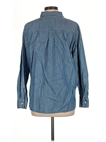 Ann Taylor LOFT Long Sleeve Button-Down Shirt (view 2)