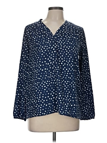Maison Jules Long Sleeve Blouse (view 1)