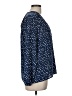 Maison Jules 100% Polyester Polka Dots Blue Long Sleeve Blouse Size L - photo 4