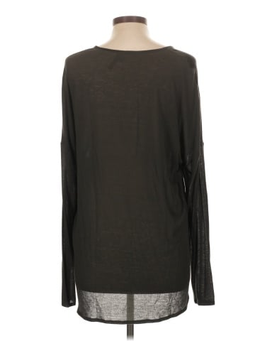 Vince. Long Sleeve Silk Top (view 2)