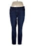 Old Navy Solid Blue Jeans Size 16 - photo 1