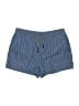 J.Crew Stripes Blue Denim Shorts Size M - photo 1