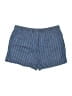J.Crew Stripes Blue Denim Shorts Size M - photo 2