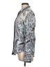Cino 100% Cotton Paisley Blue Long Sleeve Blouse Size L - photo 5