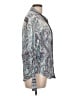 Cino 100% Cotton Paisley Blue Long Sleeve Blouse Size L - photo 4