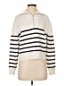 MNG Stripes Ivory Pullover Sweater Size S - photo 1