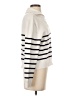 MNG Stripes Ivory Pullover Sweater Size S - photo 4