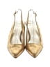 St. John Metallic Gold Heels Size 6 1/2 - photo 2