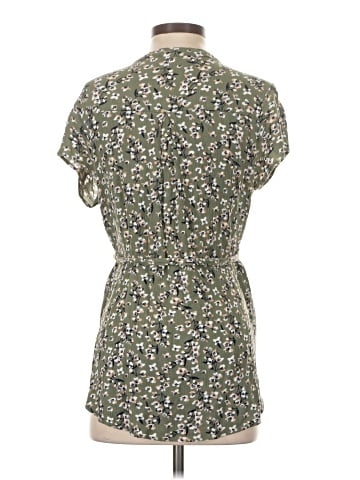 Full Moon Maternity Short Sleeve Blouse (view 2)