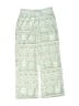 Justice 100% Polyester Print Green Casual Pants Size 6 - 7 - photo 1