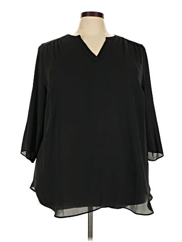 Worthington 3/4 Sleeve Blouse (view 1)
