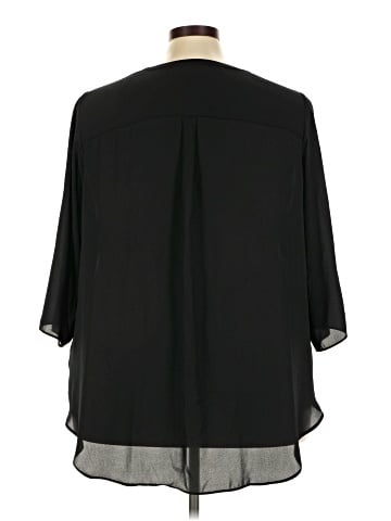 Worthington 3/4 Sleeve Blouse (view 2)