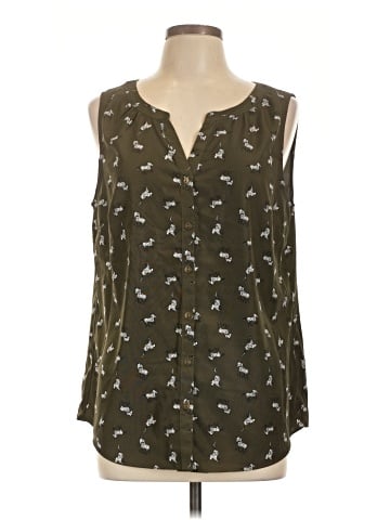 Croft & Barrow Sleeveless Blouse (view 1)