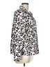 Talbots Animal Print White Long Sleeve Blouse Size L - photo 4