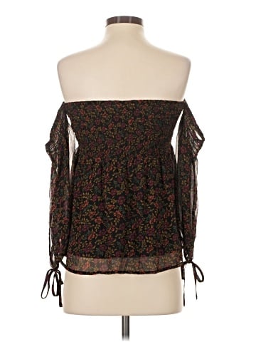 American Eagle Outfitters 3/4 Sleeve Blouse (view 2)