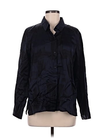 Eileen Fisher Long Sleeve Silk Top (view 1)