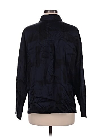 Eileen Fisher Long Sleeve Silk Top (view 2)