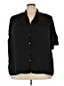 Roxy 100% Polyester Black 3/4 Sleeve Blouse Size 3X - photo 1