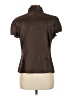 Apt. 9 Brown Short Sleeve Blouse Size Lg Petite - photo 2