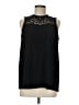 Halogen Black Sleeveless Blouse Size M - photo 1