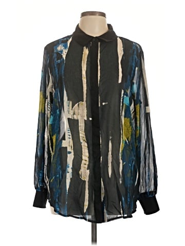 DKNY Long Sleeve Blouse (view 1)