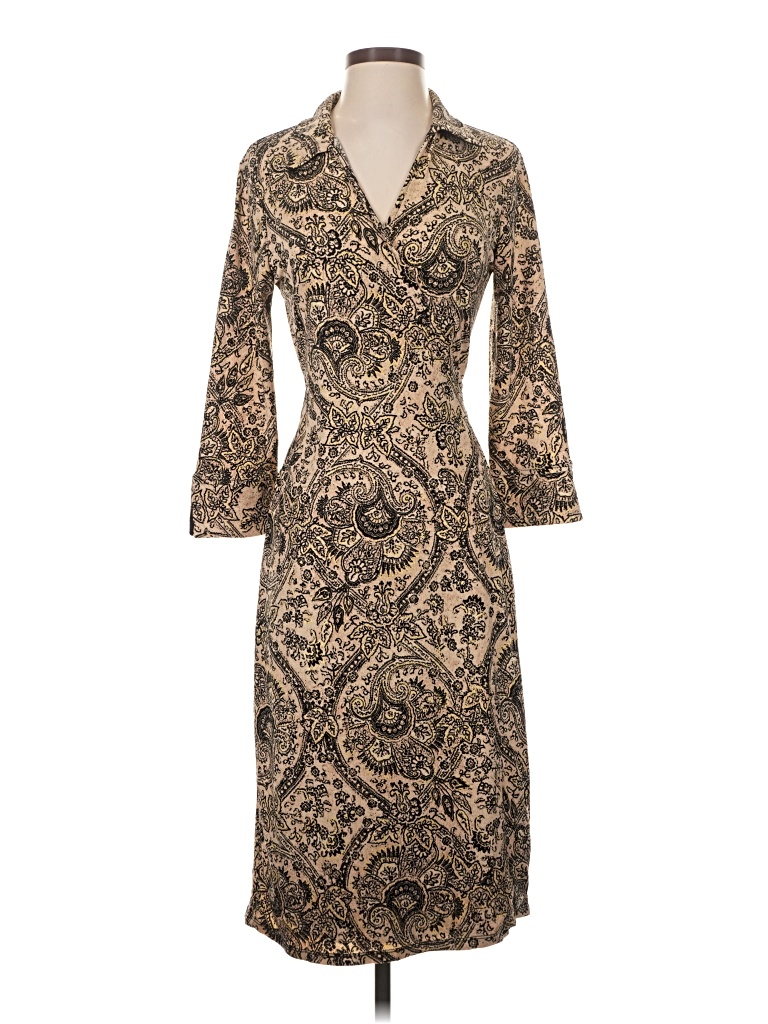 Pre-owned George Cocktail Dress In Brown