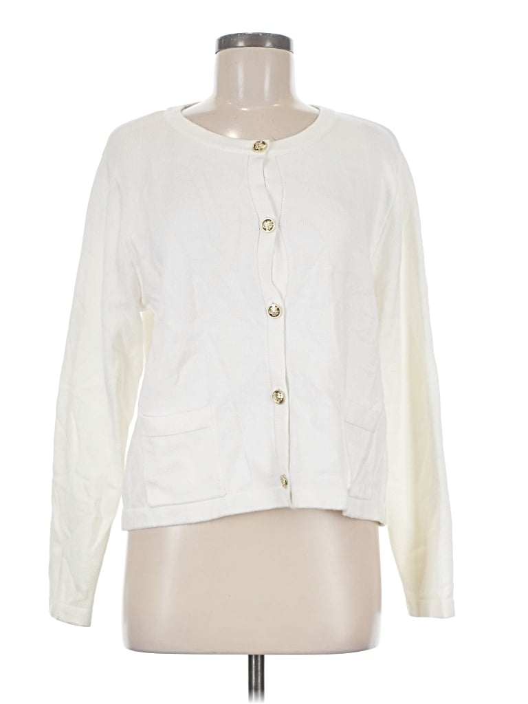 Pre-owned Lillusory Cardigan Sweater In Ivory
