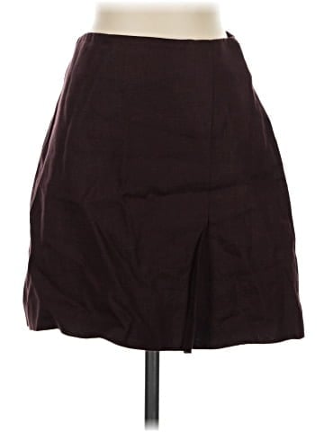 Madewell Pleated Linen Mini Skirt (view 1)